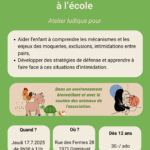 Atelier stop au harcèlement à l’école dès 12 ans